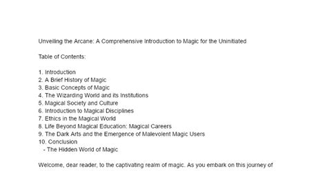 Profoundly developed magic wiki